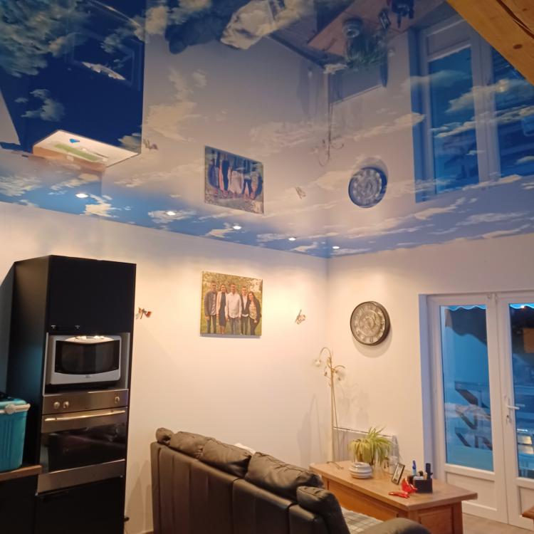 Installation de plafonds en toile tendue, Golfe de Saint-Tropez, Var par Budvar Construction